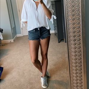 Free People Cutoff Denim Shorts